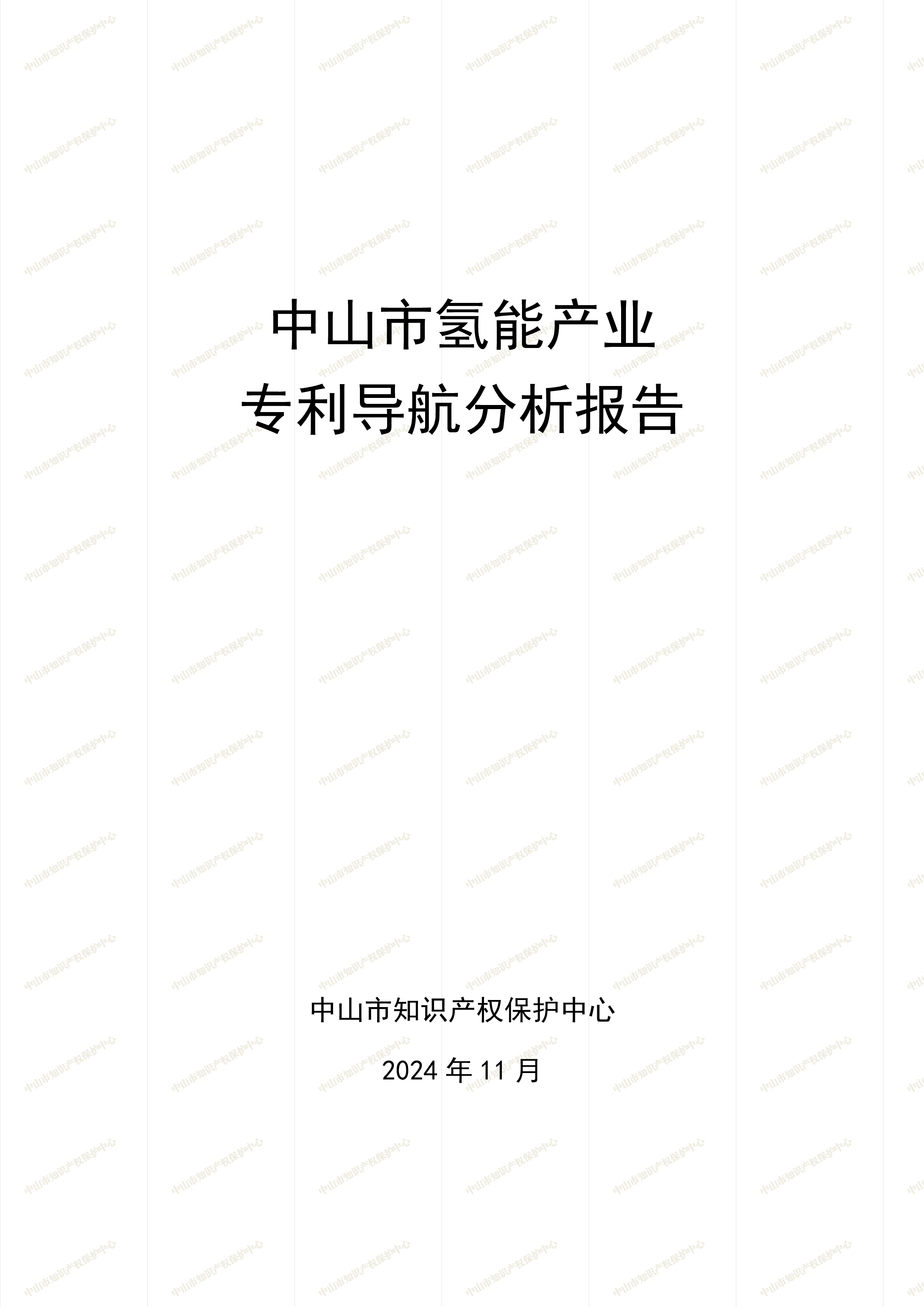 中山市知识产权保护中心2024中山市氢能产业专利导航分析报告174页